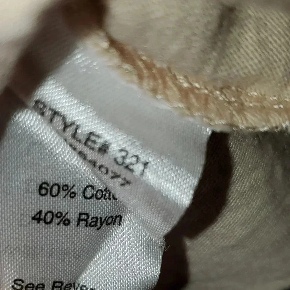 Cabi style #321 women's size small top ruffles tan - Picture 3 of 4